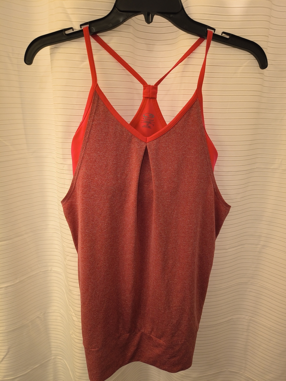 Champion Women's Red Heather Strappy Tank Top